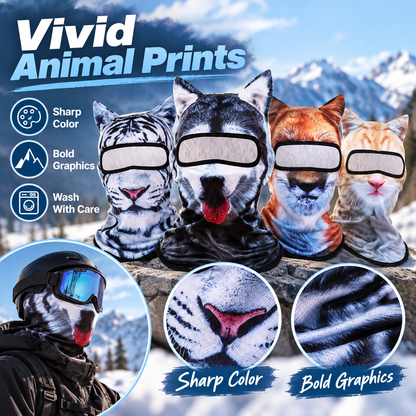 🐾 Ride Wild Stay Cool — Lightweight Breathable Animal Cycling Balaclava 🚴💨