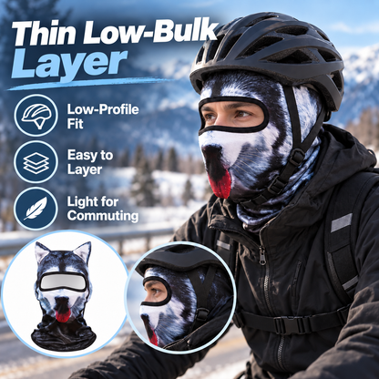 🐾 Ride Wild Stay Cool — Lightweight Breathable Animal Cycling Balaclava 🚴💨