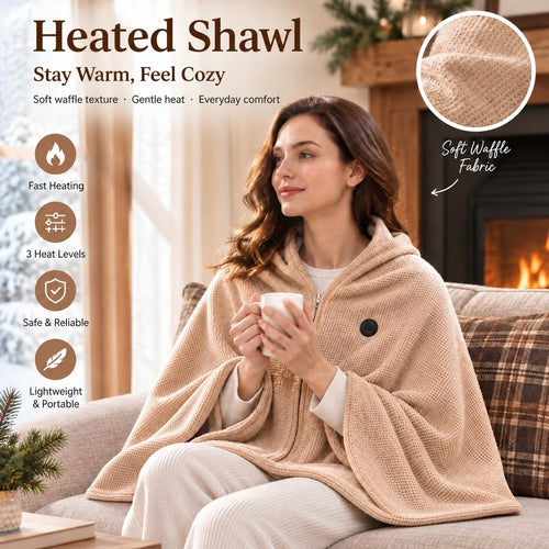 🔥New Portable Heated Shawl Blanket