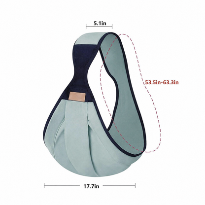 👶 4-in-1 Breathable Baby Carrier – 0-36 Months, Front/Back/Facing In/Out – Hands-Free