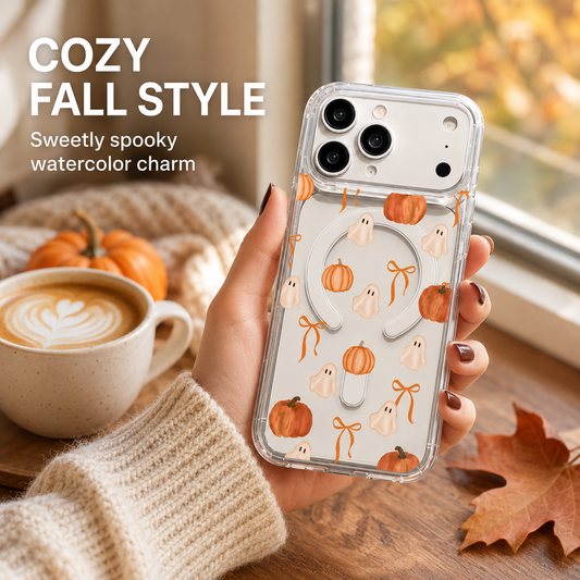 Everyday Drop Protection Meets Festive Vibe! Shockproof Halloween MagSafe Phone Case 🧡🛡️