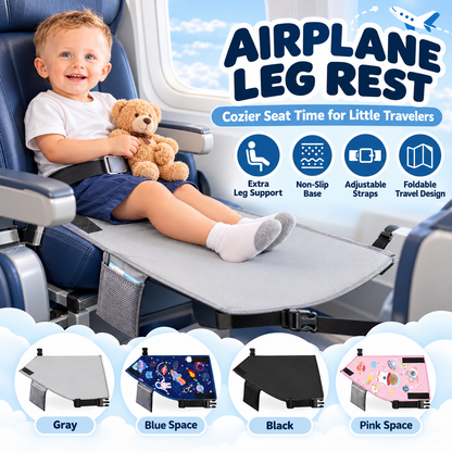 🚞Portable Kids Travel Bed | Airplane & Train Seat Extender, Anti-slip Foldable Sleeping Mat for Toddler Long Journey