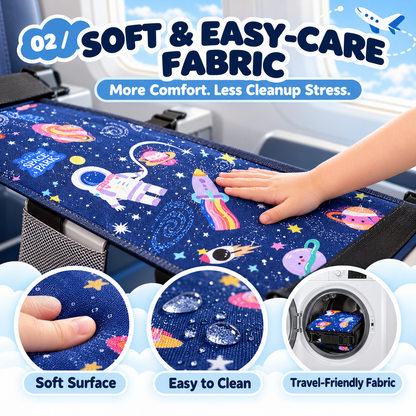 🚞Portable Kids Travel Bed | Airplane & Train Seat Extender, Anti-slip Foldable Sleeping Mat for Toddler Long Journey