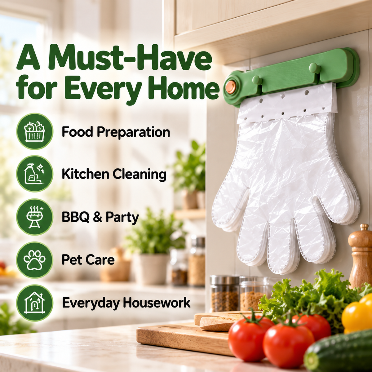 🧤Hanging Disposable PE Gloves