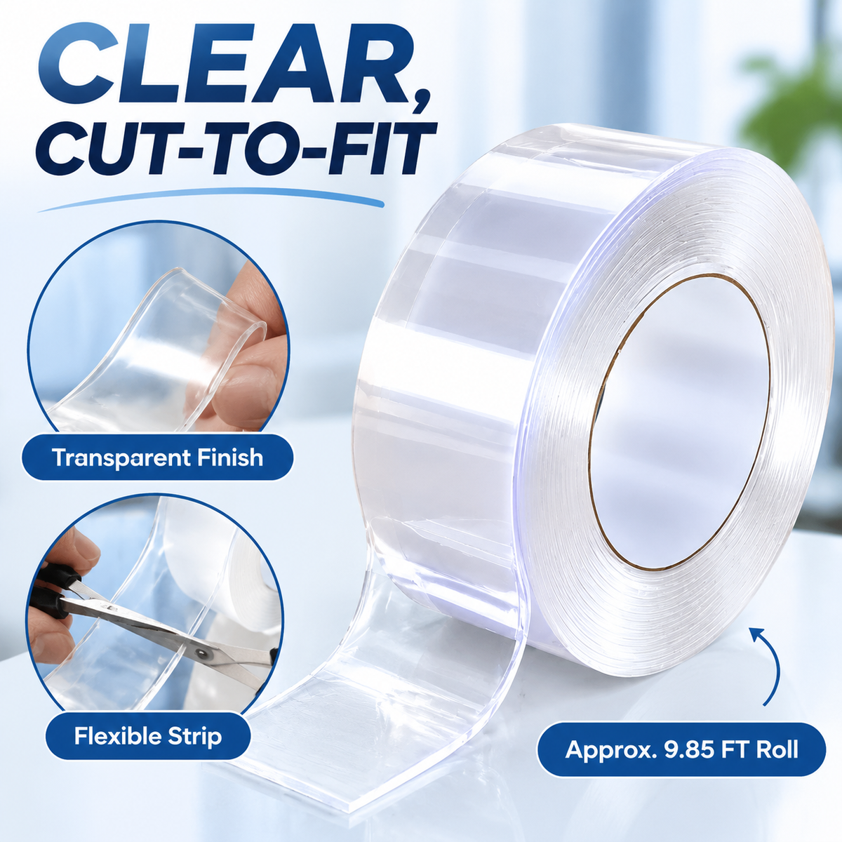 Transparent Nano Double-Sided Adhesive Tape