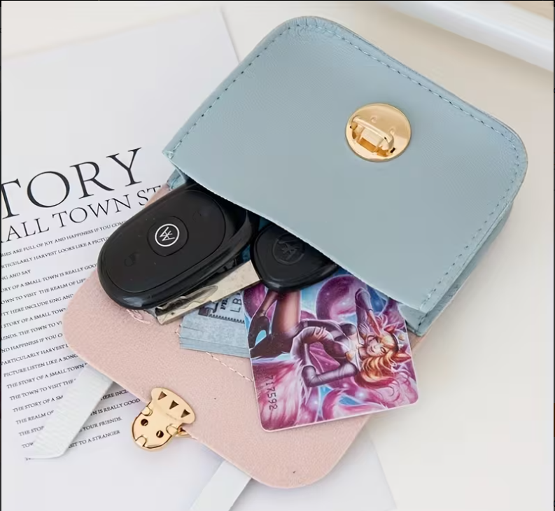 Leather Mini Key and Card Holder