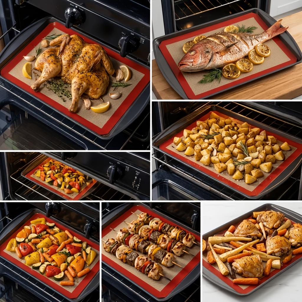 🍪 Transformable Snap-Up Silicone Baking Mat | 2-in-1 Non-Stick Baking Tray