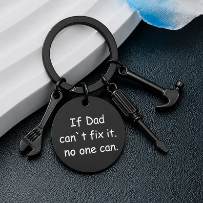 🎁Father's Day Keychain, Fashion Accessory with Hammer