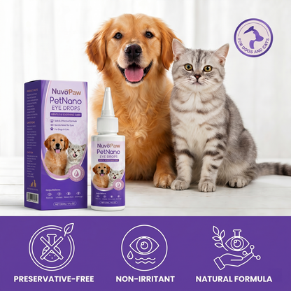 🔥𝙁𝙞𝙣𝙖𝙡 3 𝙃𝙤𝙪𝙧𝙨: 80% 𝙊𝙁𝙁 | NuvoPaw PetNano Eye Drops