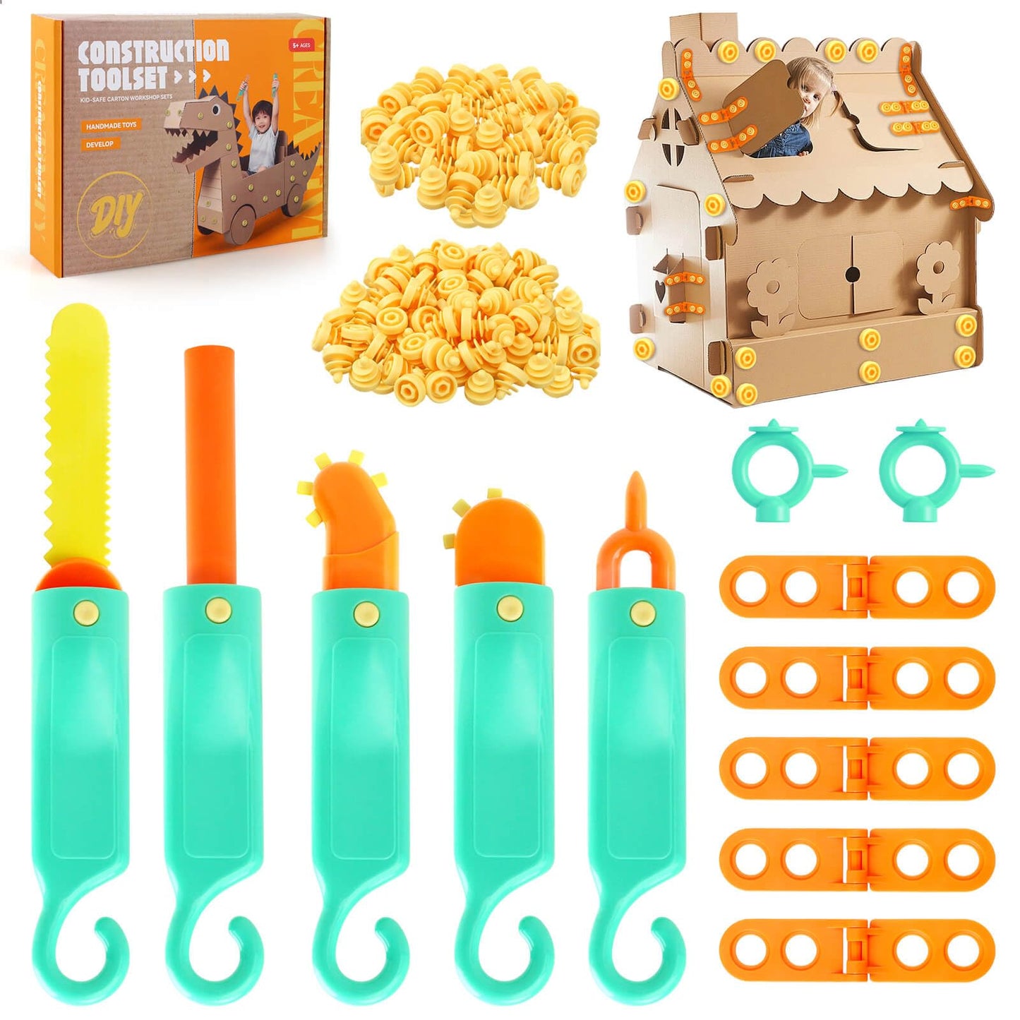 Kids Cardboard Pretend Play Set