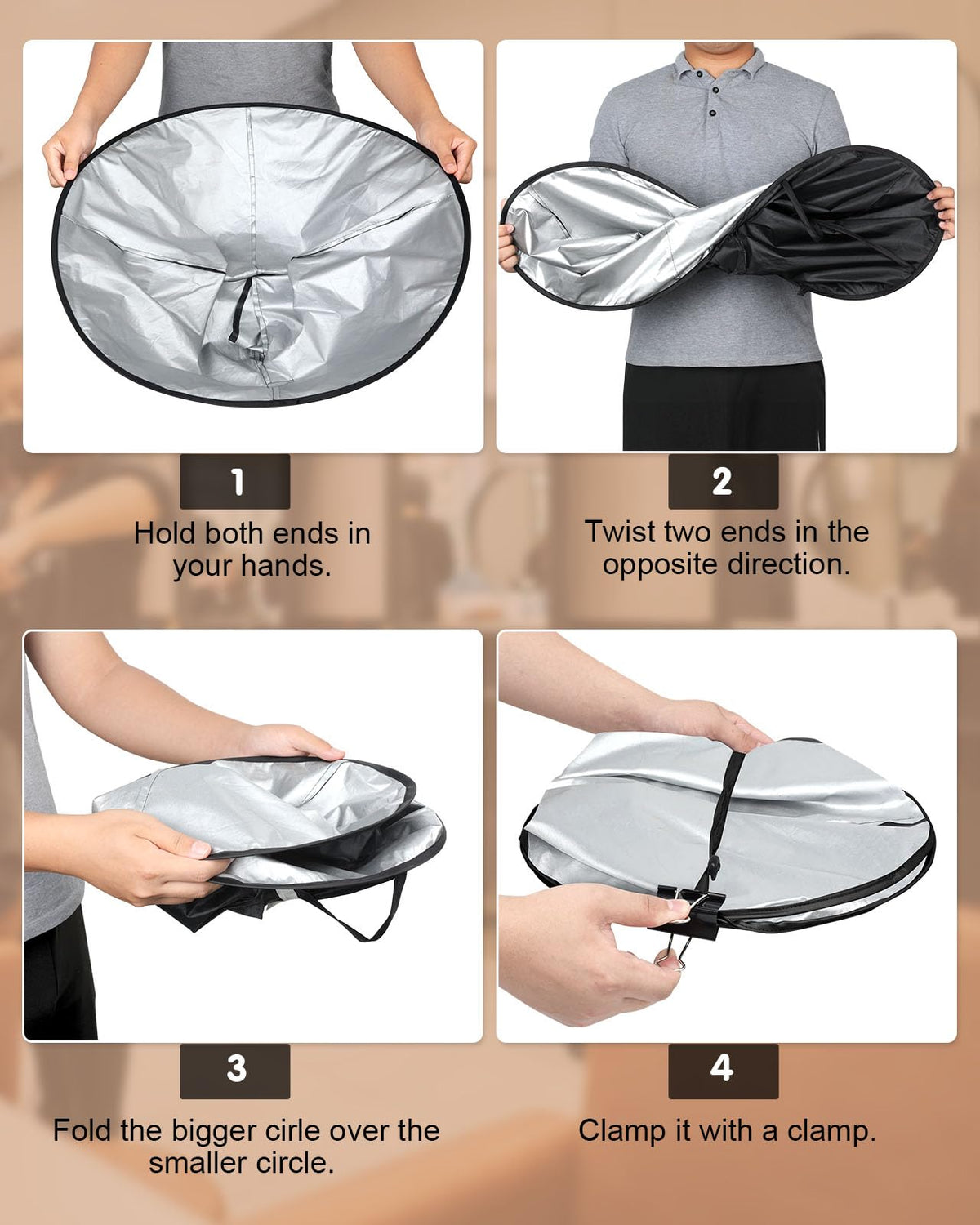 ✂️ Mess-Free Haircut Cape – Foldable Hair Catcher for Easy Cleanup 🧹