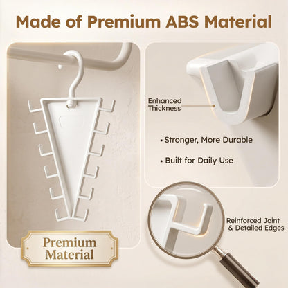 V-Shaped Double-Sided Closet Organizer Hanger