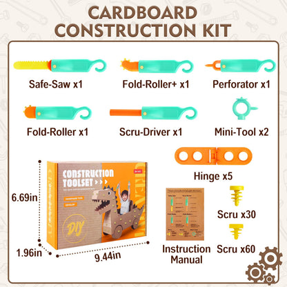 Kids Cardboard Pretend Play Set