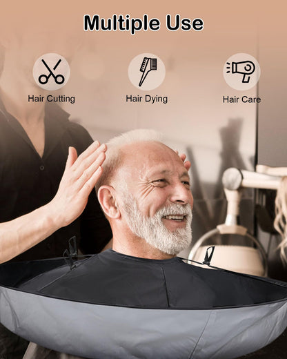 ✂️ Mess-Free Haircut Cape – Foldable Hair Catcher for Easy Cleanup 🧹