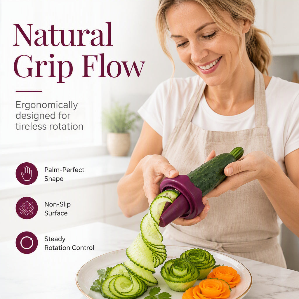 Pro Rose Veggie Slicer & Flower Curving Tool – Upgrade Your Kitchen Creativity Today! 🥗🌹