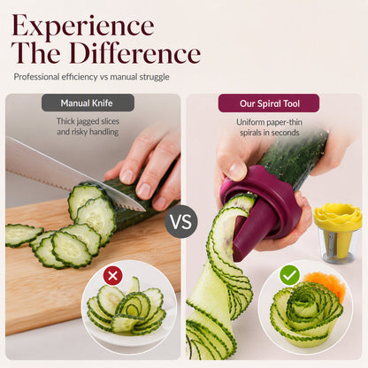 Pro Rose Veggie Slicer & Flower Curving Tool – Upgrade Your Kitchen Creativity Today! 🥗🌹
