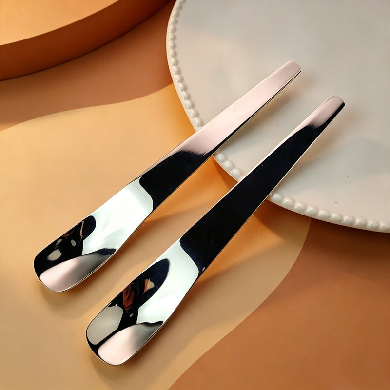 🥄316L Stainless Steel Dessert Spatula - Suitable for ice cream, cakes, and yogurt