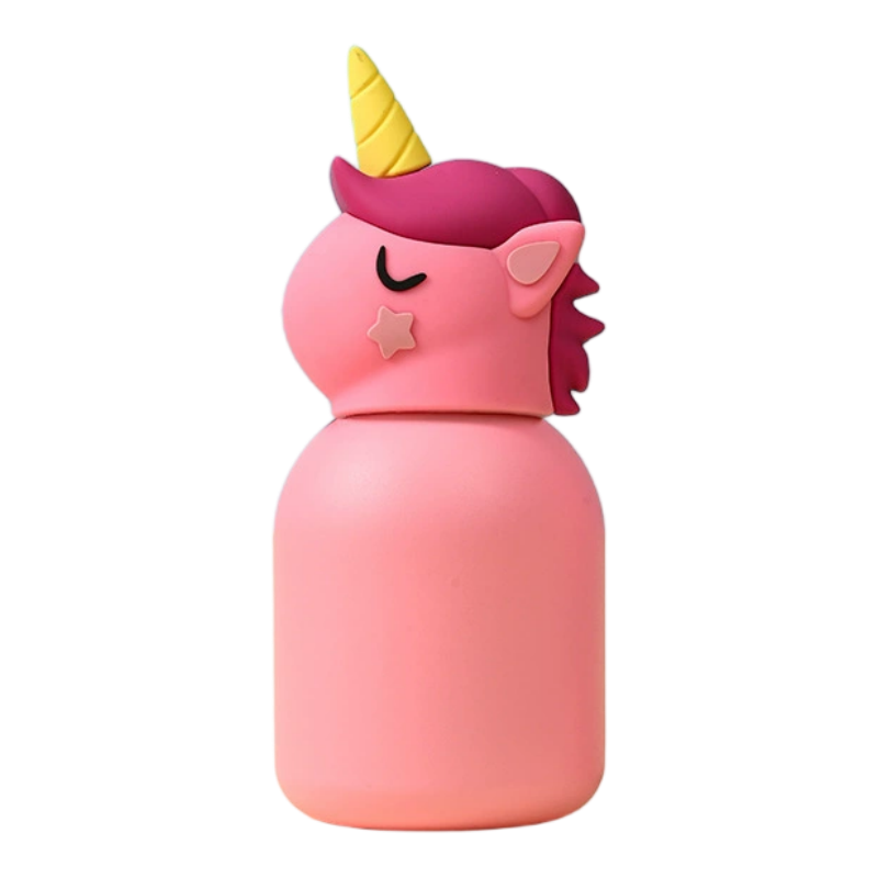 🐻✨ Mini stainless steel cartoon water bottle