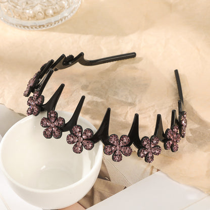 🦋Wavy Crystal Butterfly Headband Set for Women