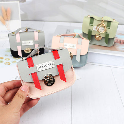 Leather Mini Key and Card Holder