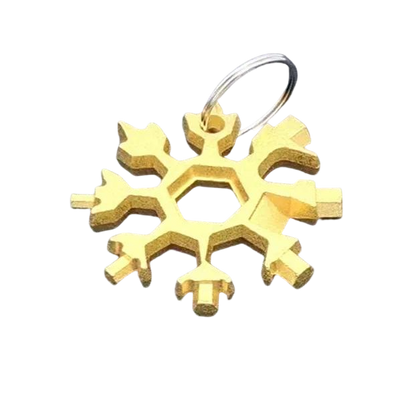 ❄️🛠️ Snowflake Shape Multifunctional 18 in 1 Tool