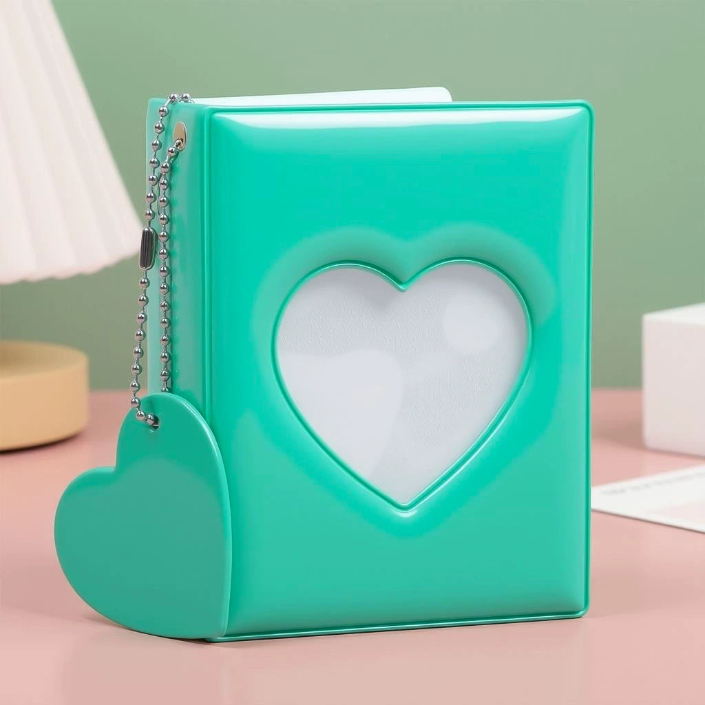 💎🃏 3" Mini Pockets Photo Card Album, Kpop Photo Protector Sleeves