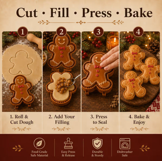 Christmas Mini Pie Mold Collection
