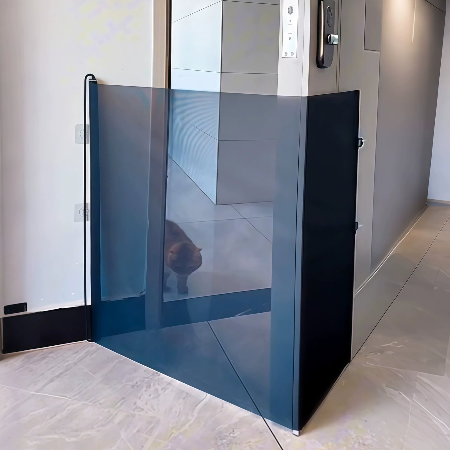 🔄🐾 Retractable Baby Gate,Mesh Baby Gate or Mesh Dog Gate