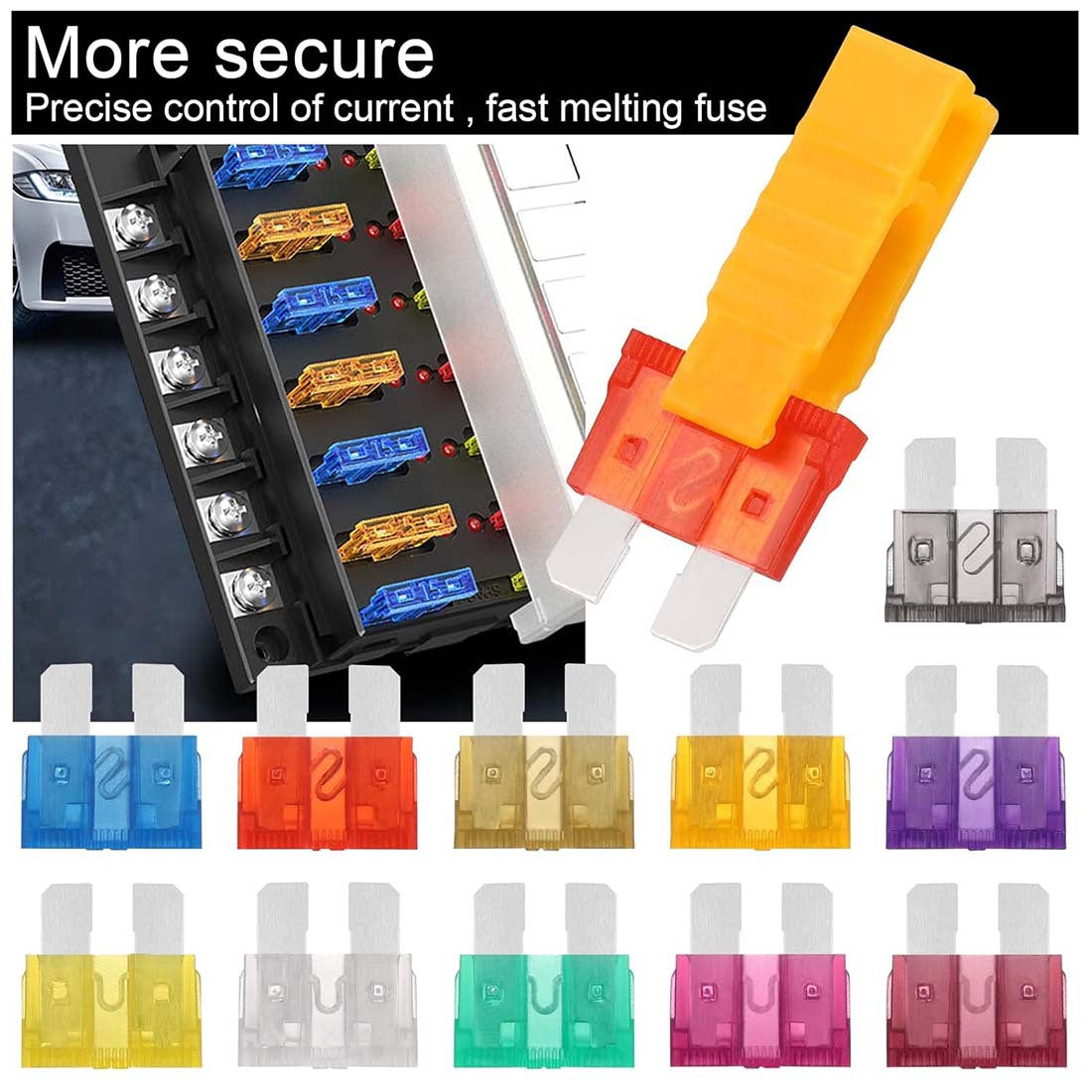 310Pcs Mixed-Color Automotive Fuse Kit