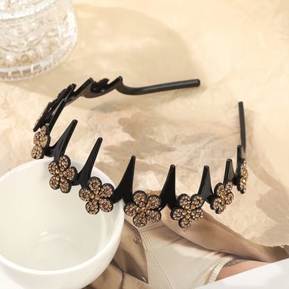 🦋Wavy Crystal Butterfly Headband Set for Women