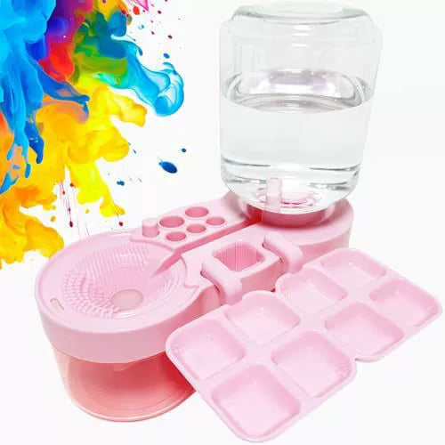 🎨Circulating water flow paintbrush cleaning cup