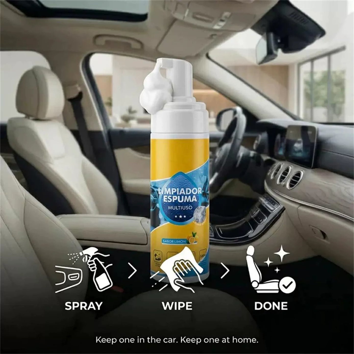 🧼✨ Foam Cleaner Multi Purpose 4-in-1 Spray