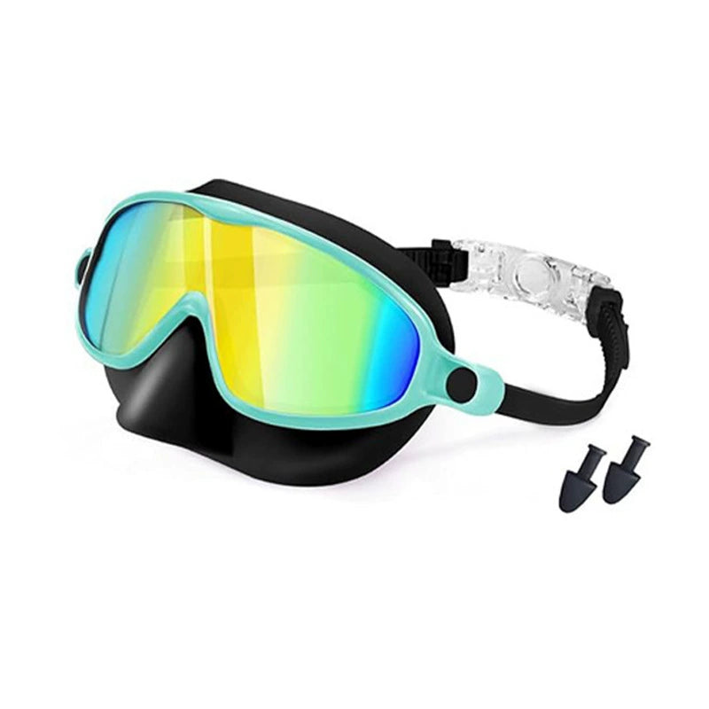 🏊 Universal Protection Swim Goggles with Nose Cover