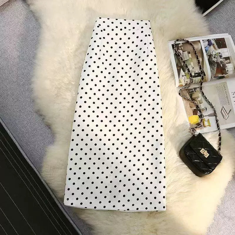 🔥Hot Sale 49% off🌟🍒 Women Vintage Polka Dot Slim High Waist Dress