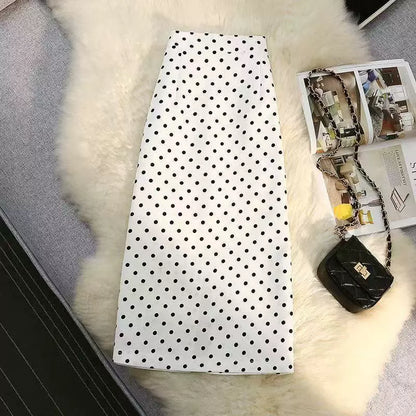 🔥Hot Sale 49% off🌟🍒 Women Vintage Polka Dot Slim High Waist Dress