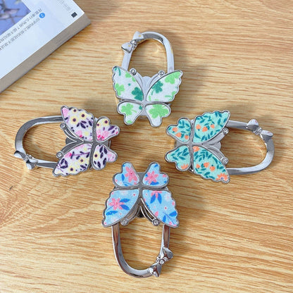 🦋👜 Butterfly Foldable Handbag Hanger,Folding Purse Table Hook Holder