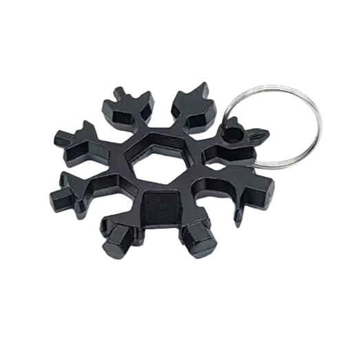 ❄️🛠️ Snowflake Shape Multifunctional 18 in 1 Tool