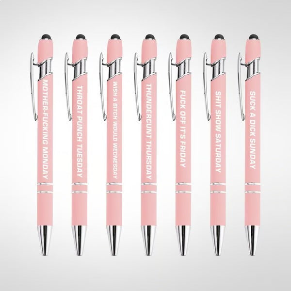 ✍️7 Pcs Funny Adult Gel Pen Set