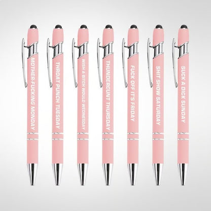 ✍️7 Pcs Funny Adult Gel Pen Set