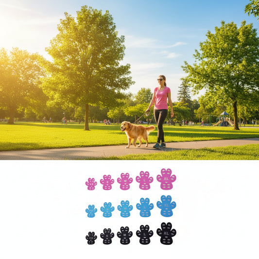 🐾🛡️ 4-Pack Dog Paw Pad Protectors