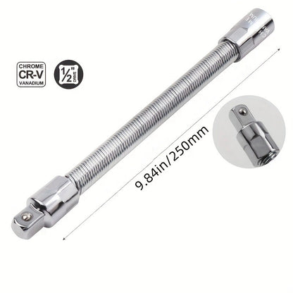 🔧 Socket Ratchet Wrench Set - 3 Bendable Shafts Connecting Rod