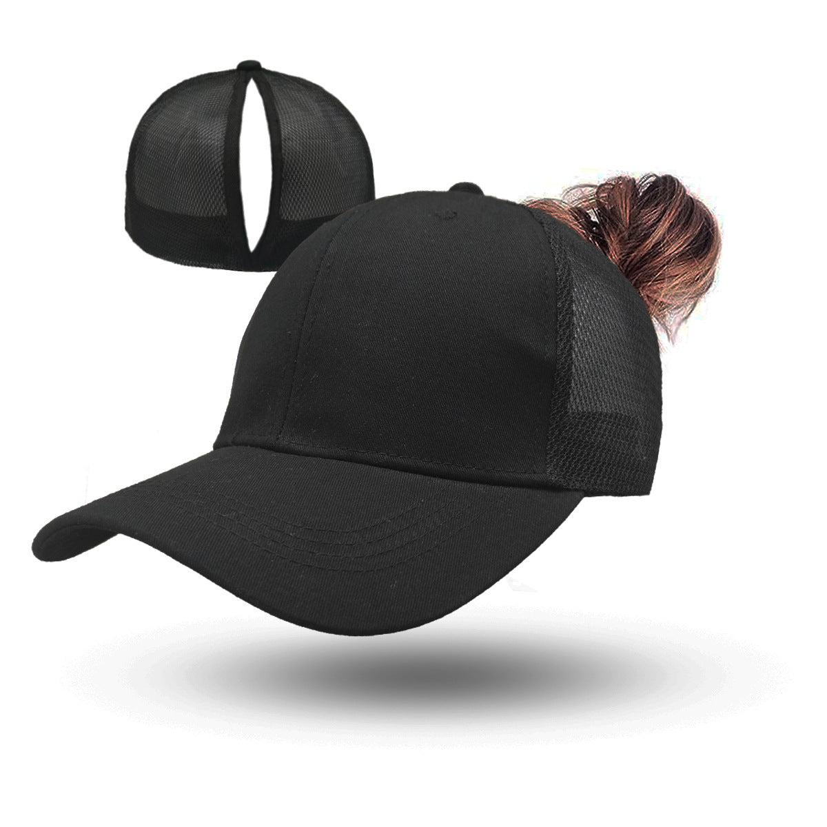 Black Cotton Mesh