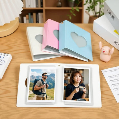 💎🃏 3" Mini Pockets Photo Card Album, Kpop Photo Protector Sleeves