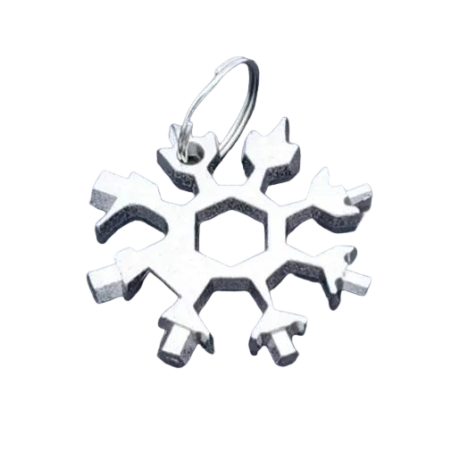 ❄️🛠️ Snowflake Shape Multifunctional 18 in 1 Tool