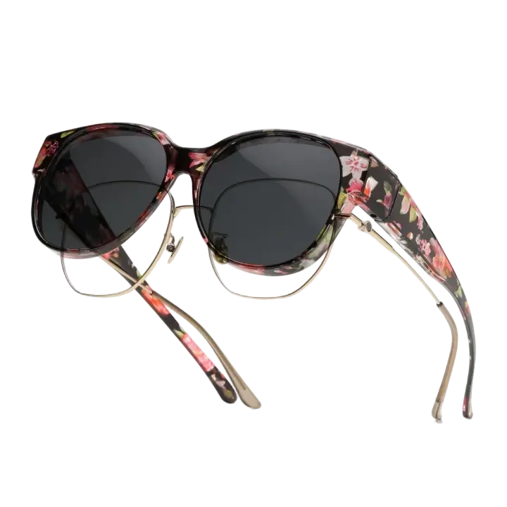 Pink floral frame
