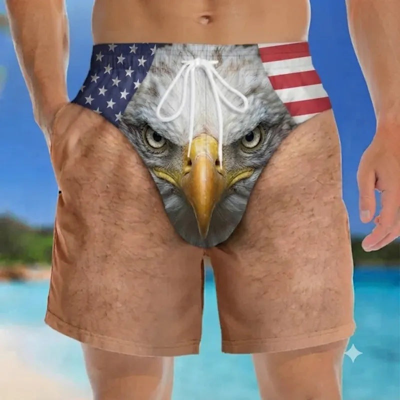 Eagle US Flag Swim Shorts