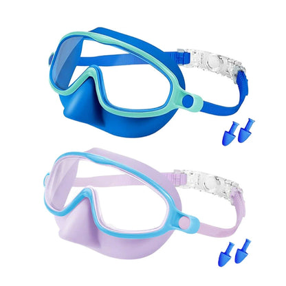 🏊 Universal Protection Swim Goggles with Nose Cover