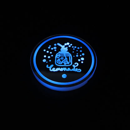 🔋7 Colors Luminous Car Atmosphere Cup Holder Pads