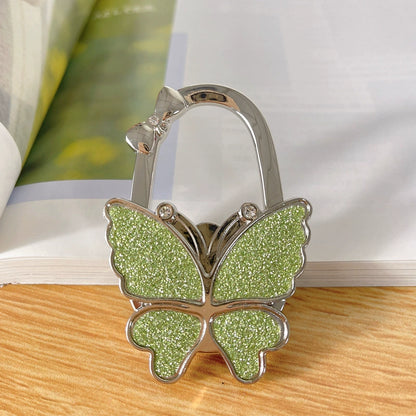 🦋👜 Butterfly Foldable Handbag Hanger,Folding Purse Table Hook Holder