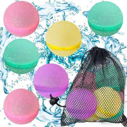 💧Silicone magnetic reusable water ball